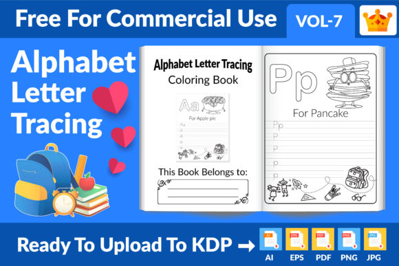 Alphabet Letter Tracing for Kids and KDP