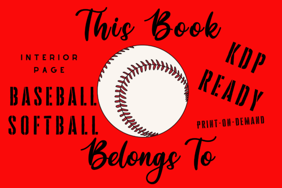 Baseball This Book Belongs to: A Perfect Page for Fans