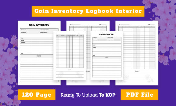 Effortlessly Manage Your Coin Collection with the Coin Inventory Log Book KDP Interior