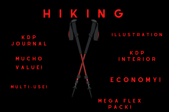 Embark on Your Next Adventure with the Hiking Poles KDP Journal Pack