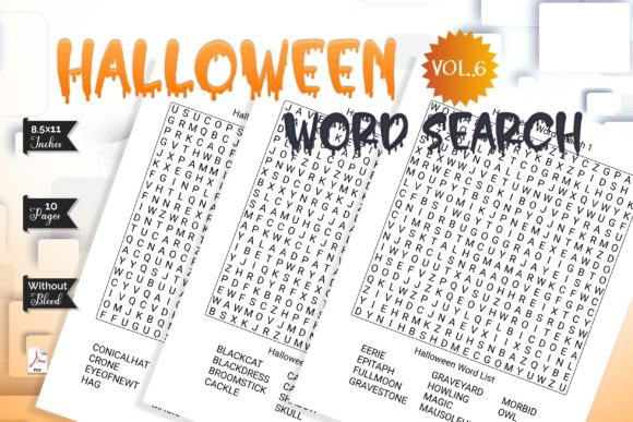 Engaging Halloween Word Search Activity Sheets: A Creative and Interactive Addition to Your Seasonal Content