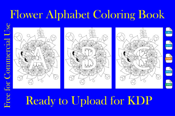 Flower Alphabet Coloring Pages for Kids: A Creative and Educational Resource