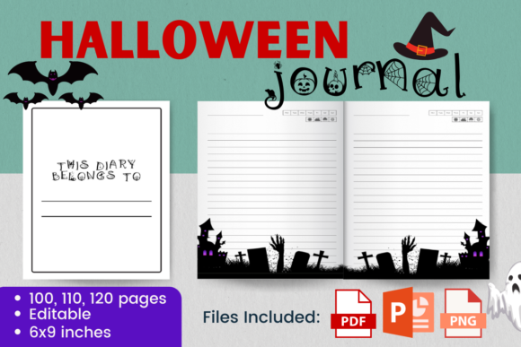 Halloween Journal KDP Interior: A Spooky and Creative Addition to Your Collection