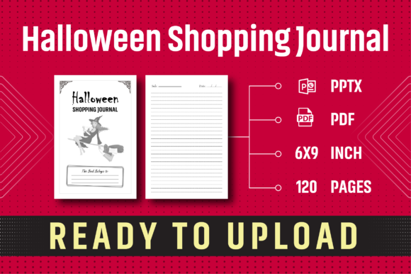 Halloween Shopping Journal-KDP Interior: Your Ultimate Guide for Spooky Season