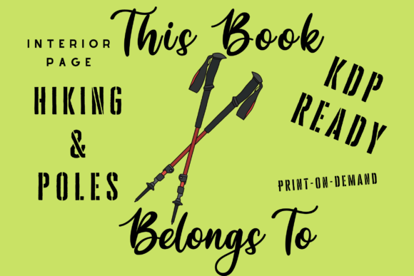 Hiking Poles: A Unique Book Ownership Page