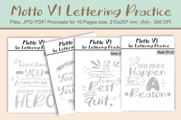 Master Lettering with Motto V1 Practice