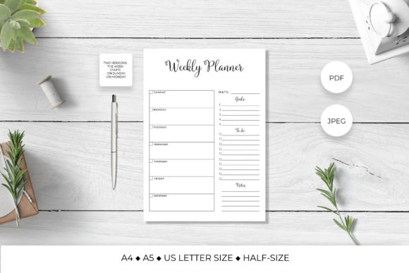 Maximizing Your Productivity with Weekly Planner Page Printable