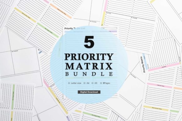 Prioritize Your Tasks with the Priority Matrix Printable Pack