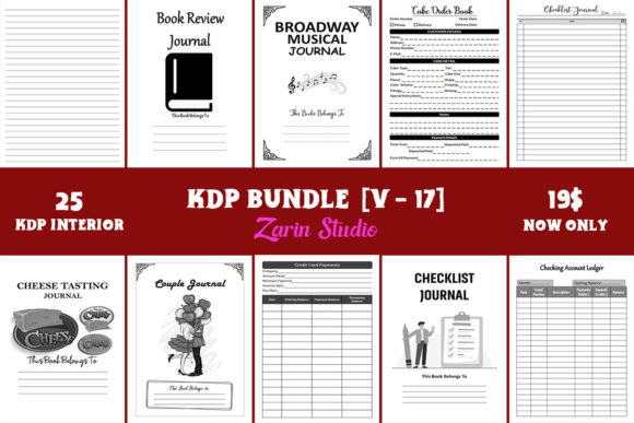 Unlock Your Creativity and Organization with the 25 KDP Interior Bundle V-17