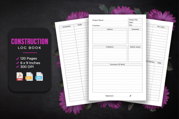 Unlocking Efficiency in Construction Management: The Power of the Construction Management Logbook - KDP