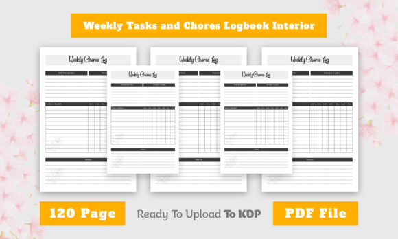 Weekly Tasks and Chores Logbook Interior: A Comprehensive Guide
